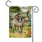 Toland Home Garden; Toland Home Garden Donkeys in the Backyard Outdoor Garden Flag 18" x 12.5"; Category:Yard Stakes & Flags; Image:2